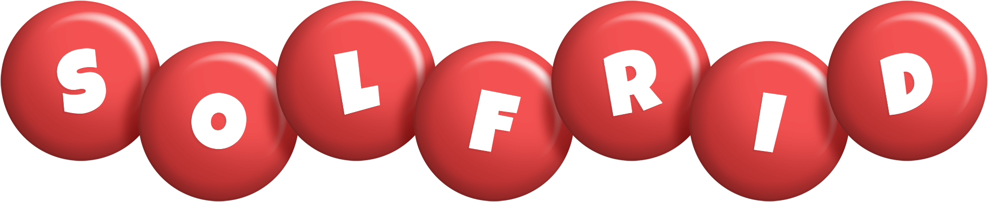 Solfrid candy-red logo