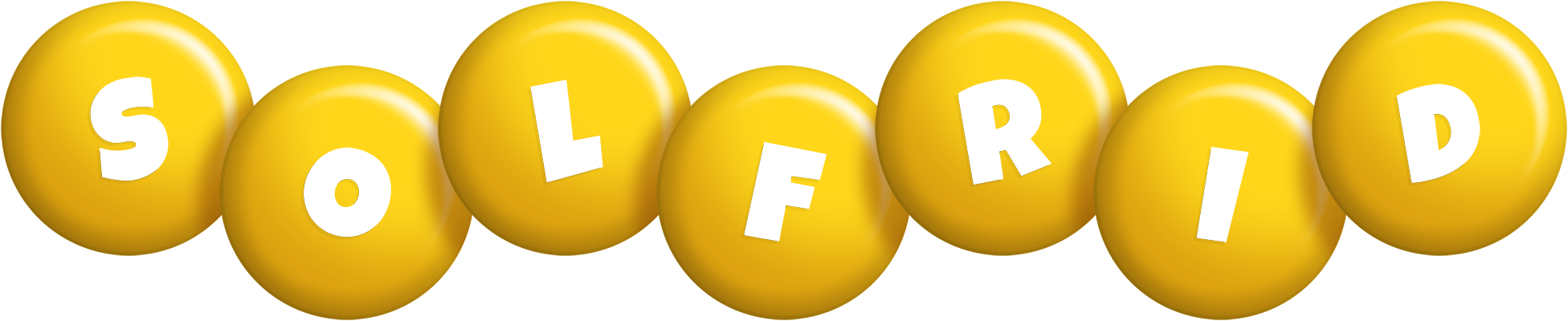 Solfrid candy-yellow logo