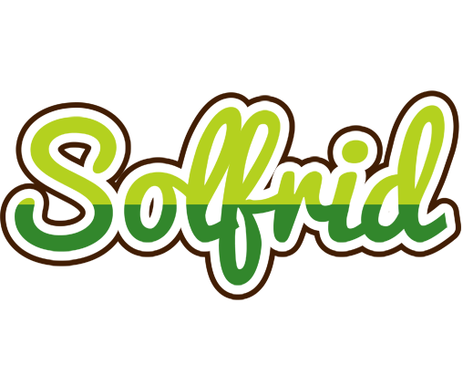 Solfrid golfing logo