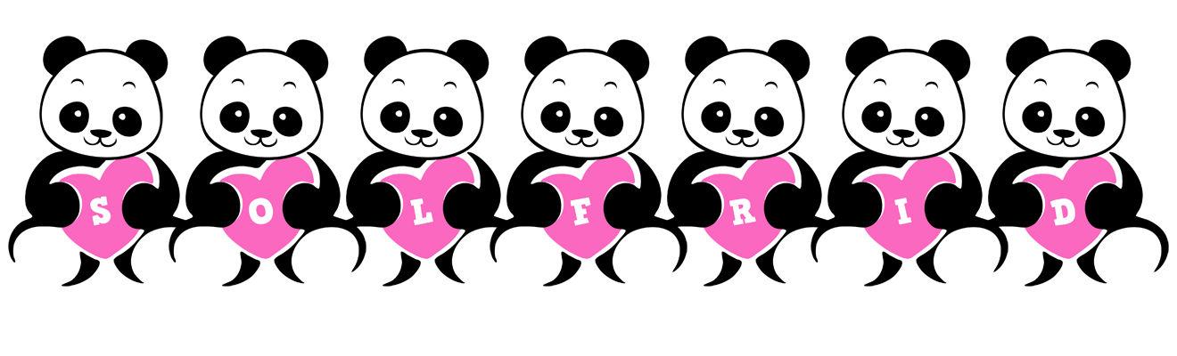 Solfrid love-panda logo