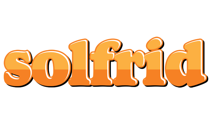Solfrid orange logo