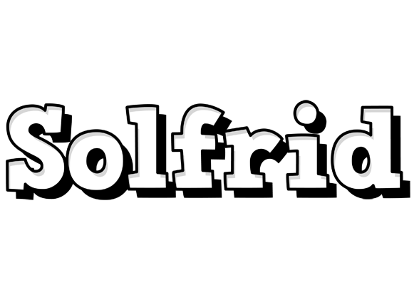 Solfrid snowing logo