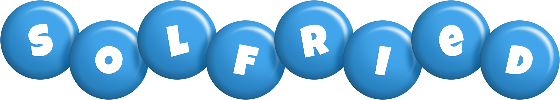 Solfried candy-blue logo