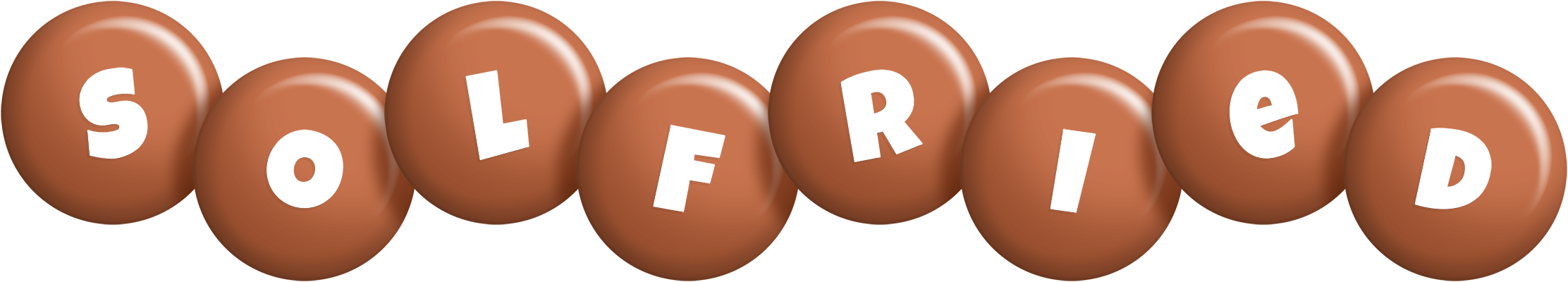 Solfried candy-brown logo