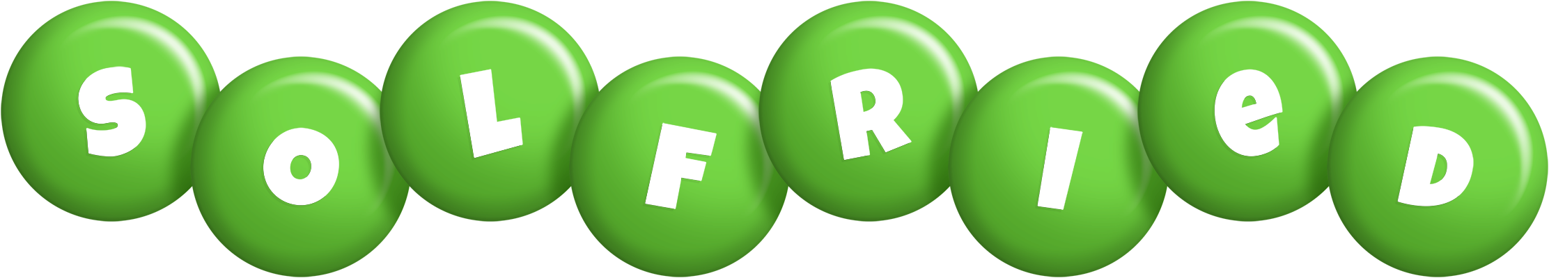 Solfried candy-green logo