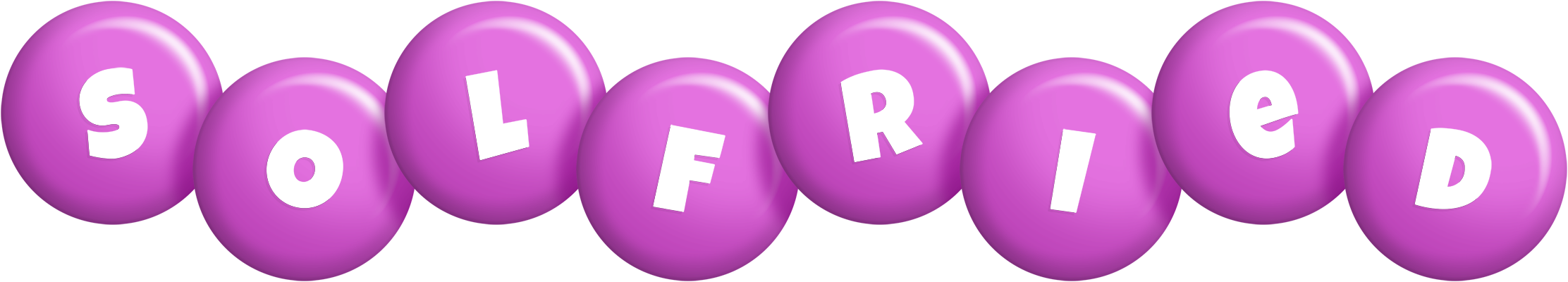 Solfried candy-purple logo