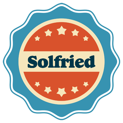 Solfried labels logo