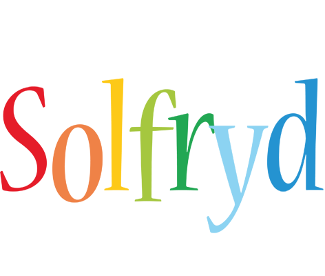 Solfryd birthday logo