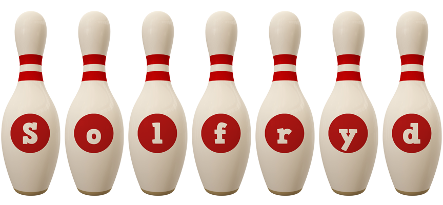 Solfryd bowling-pin logo