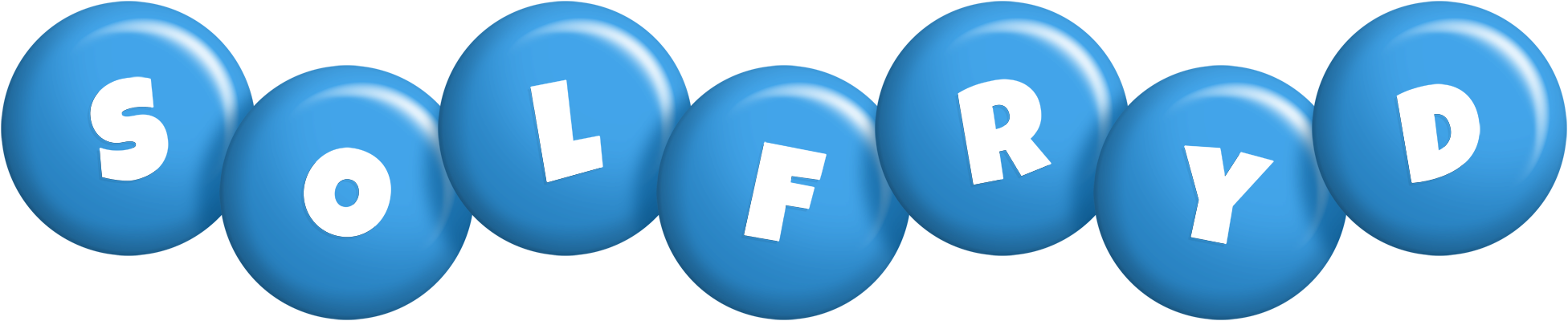 Solfryd candy-blue logo