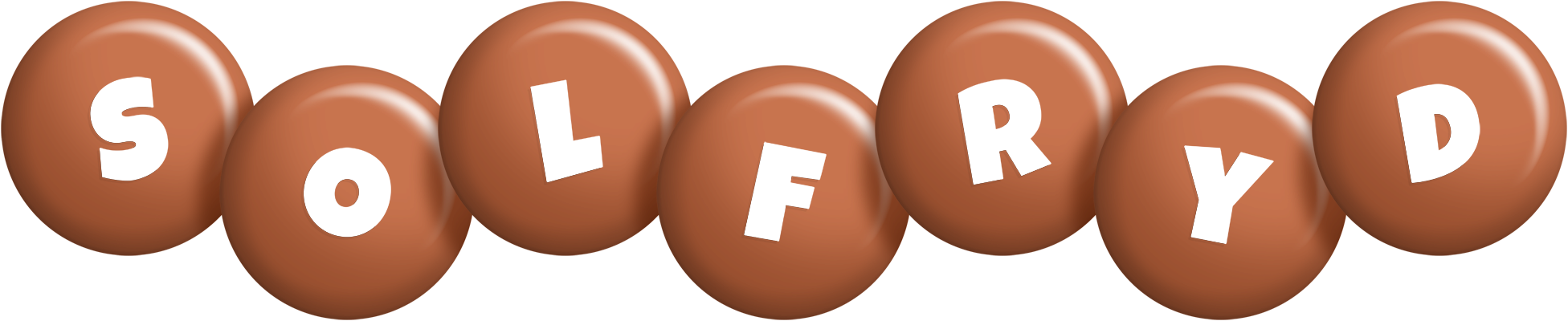 Solfryd candy-brown logo