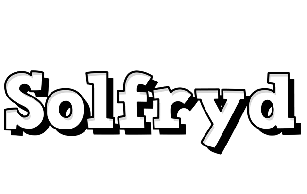 Solfryd snowing logo