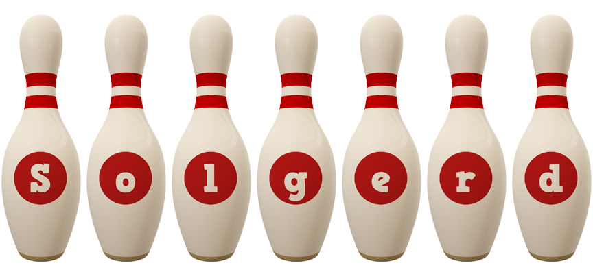 Solgerd bowling-pin logo