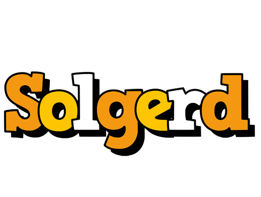 Solgerd cartoon logo