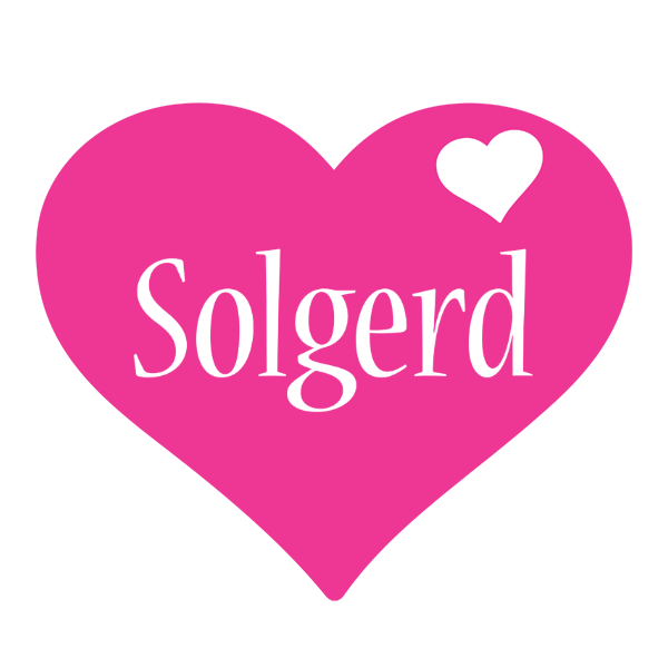 Solgerd love-heart logo