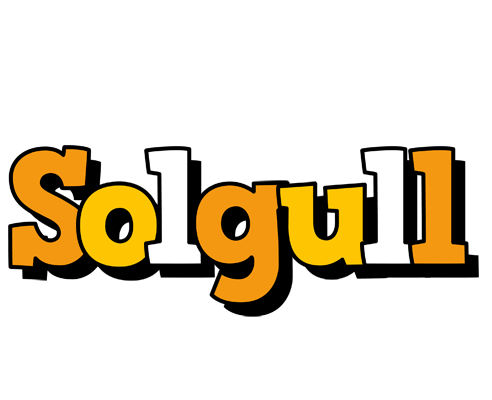 Solgull cartoon logo