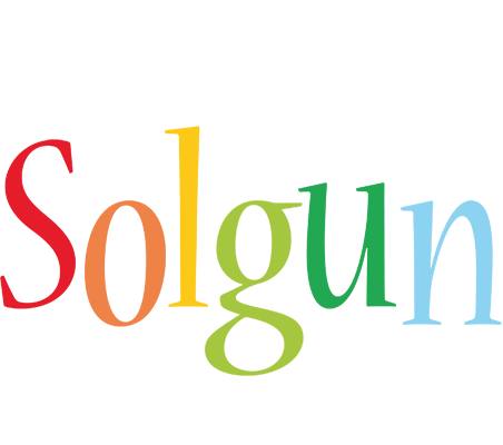 Solgun birthday logo