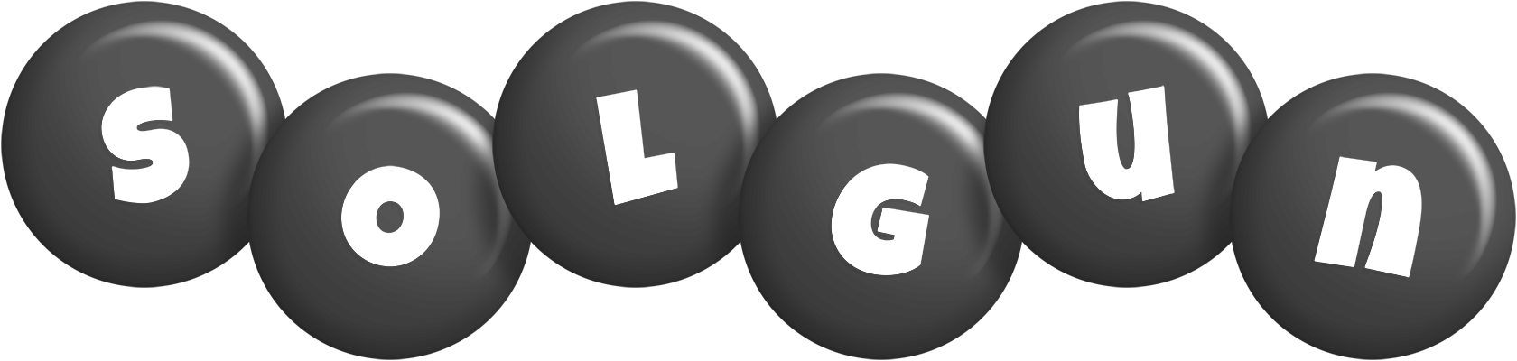 Solgun candy-black logo