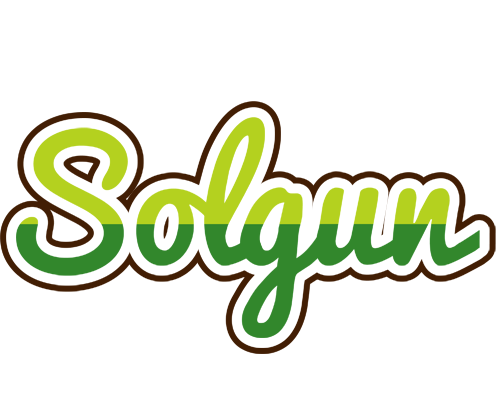 Solgun golfing logo