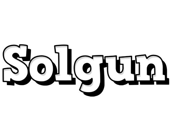 Solgun snowing logo