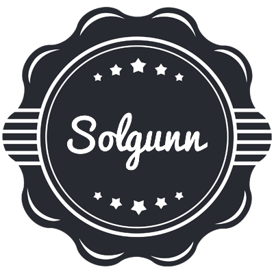 Solgunn badge logo