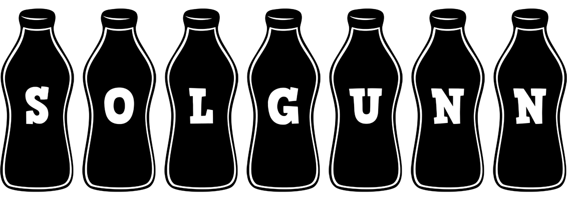 Solgunn bottle logo