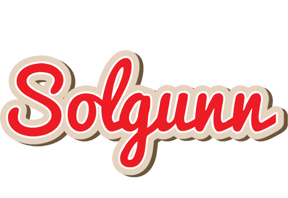 Solgunn chocolate logo