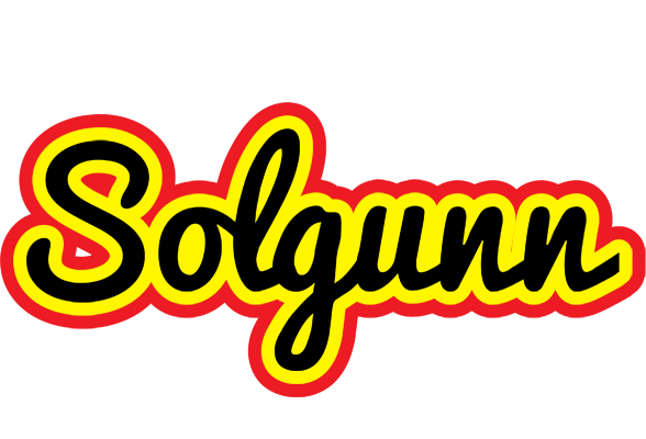 Solgunn flaming logo