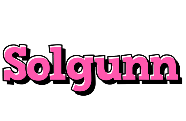Solgunn girlish logo