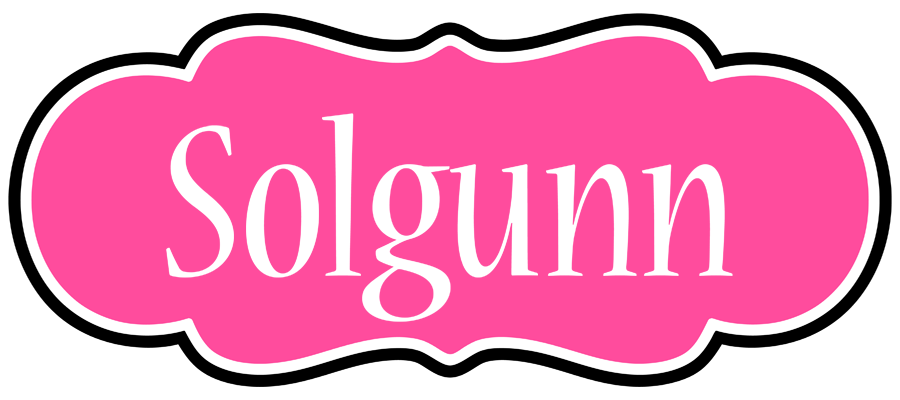 Solgunn invitation logo