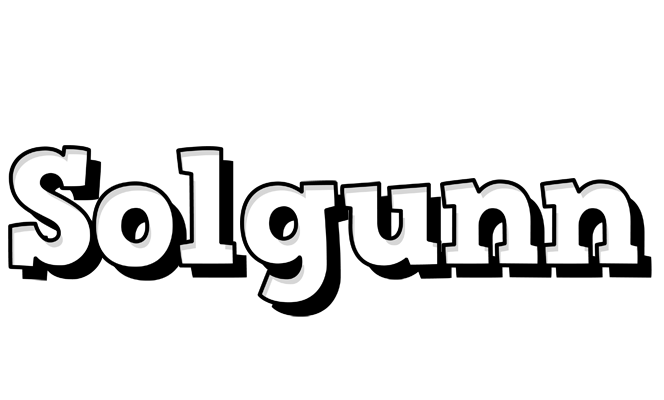 Solgunn snowing logo