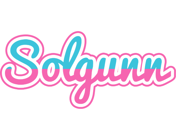 Solgunn woman logo