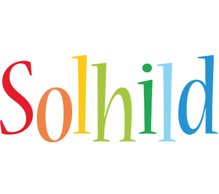 Solhild birthday logo