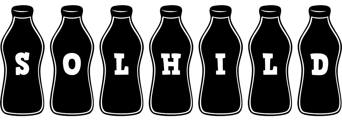 Solhild bottle logo
