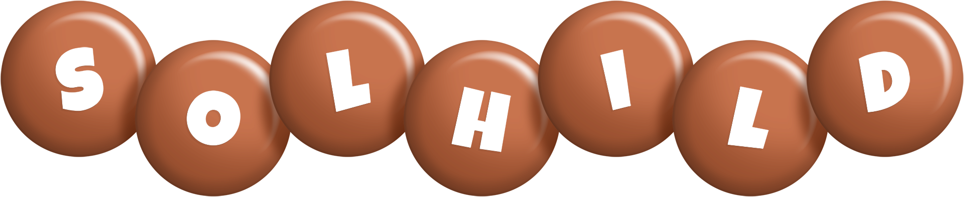 Solhild candy-brown logo
