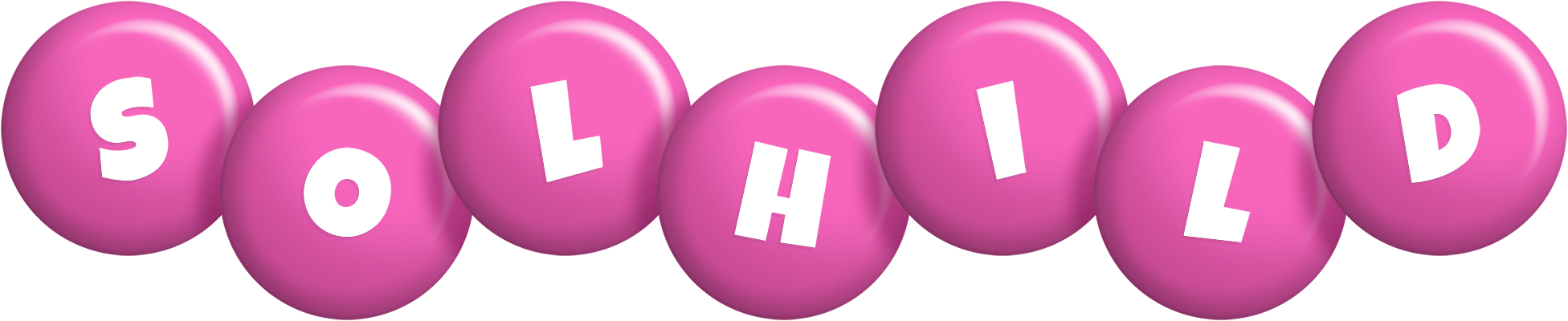 Solhild candy-pink logo