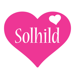 Solhild love-heart logo