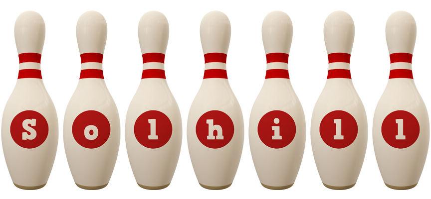 Solhill bowling-pin logo