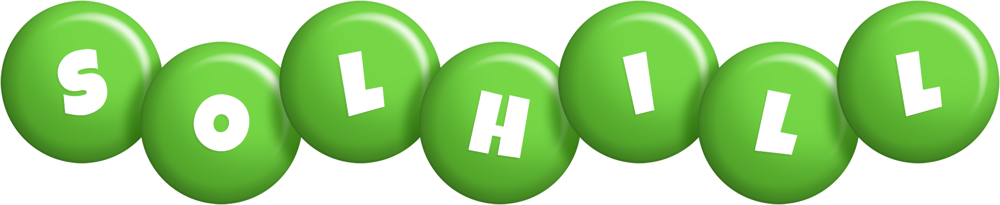 Solhill candy-green logo