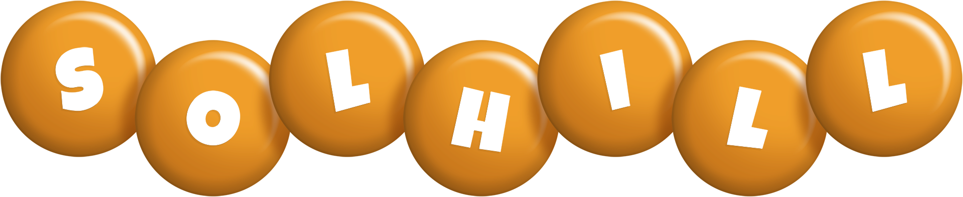 Solhill candy-orange logo