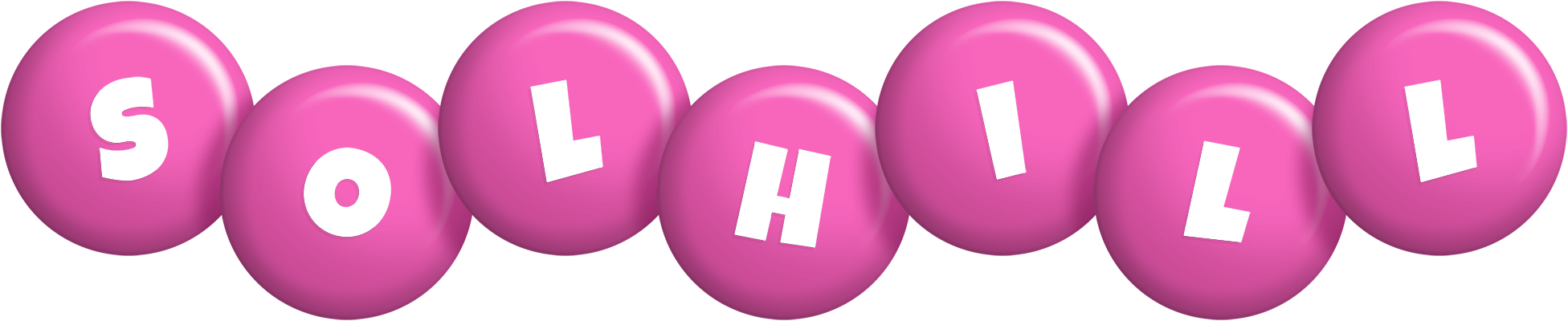 Solhill candy-pink logo