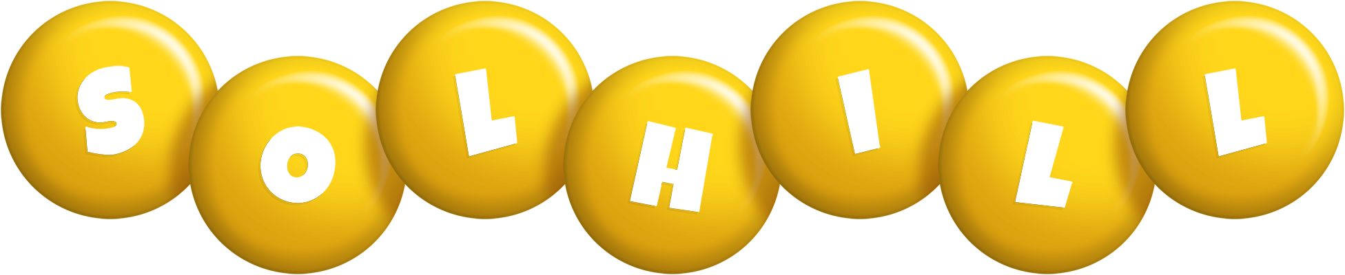 Solhill candy-yellow logo
