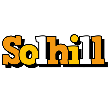 Solhill cartoon logo