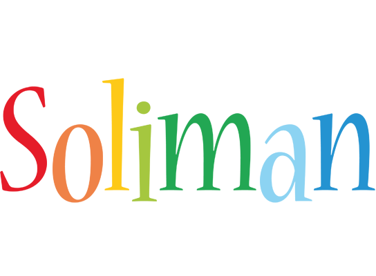 Soliman birthday logo