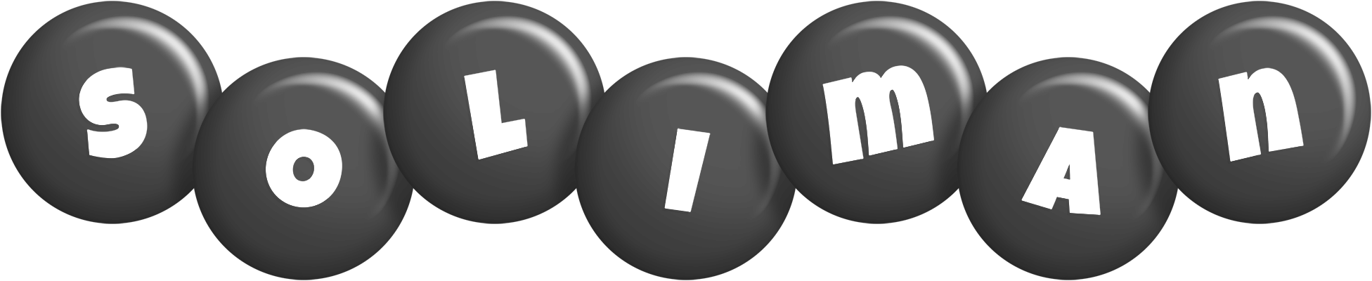Soliman candy-black logo