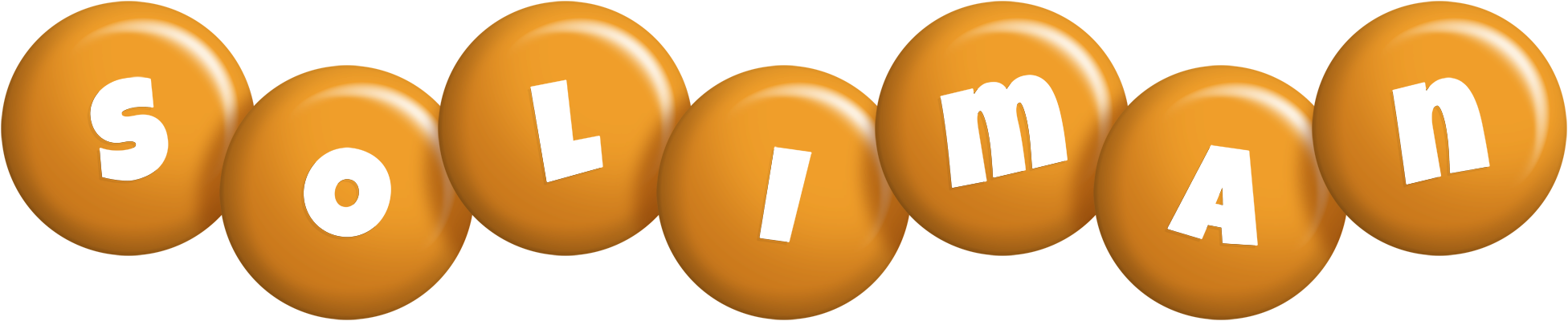 Soliman candy-orange logo