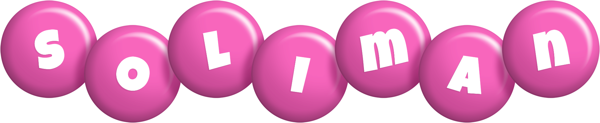 Soliman candy-pink logo
