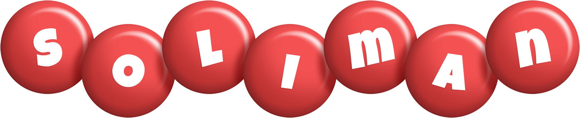 Soliman candy-red logo
