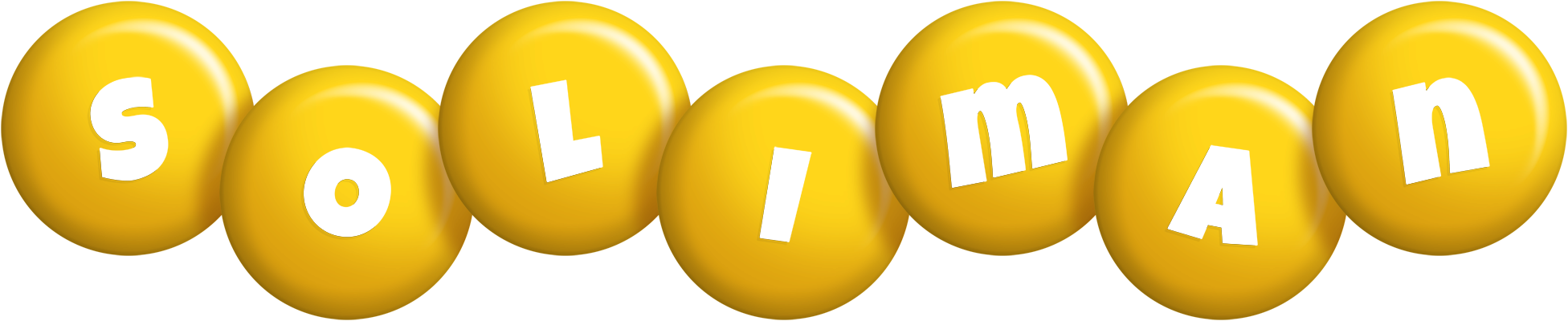 Soliman candy-yellow logo