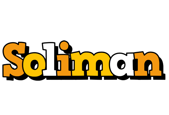 Soliman cartoon logo